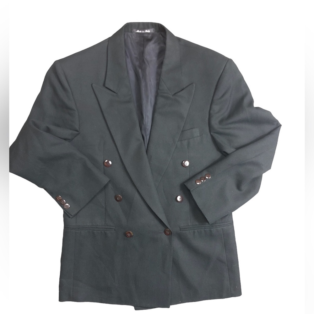 N Valentino Country Club Plazer Kansas City Black Double Breasted Blazer